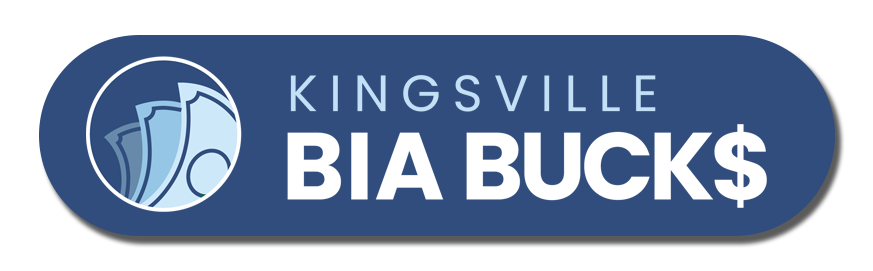 Kinsgville BIA Bucks – button